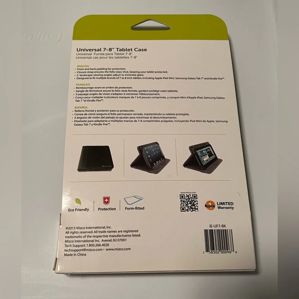 Universal tablet fits most size tablets
